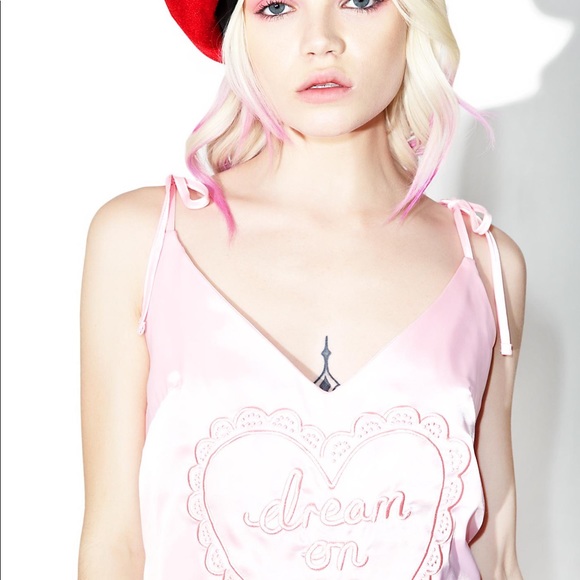 Lazy Oaf dream on slip dress - Picture 3 of 4